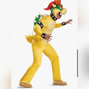 Disguise Bowser Yellow Green Red Costume